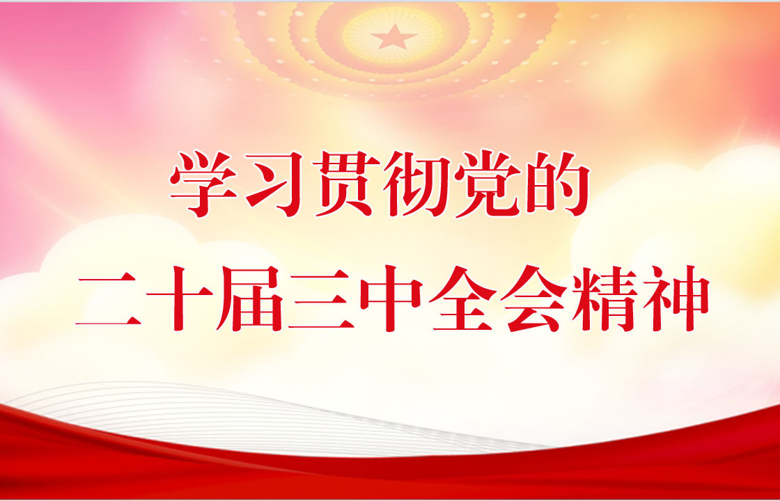 學習貫徹黨的二十屆三中全會精神